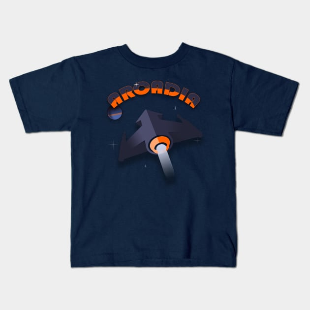 Arcadia Kids T-Shirt by RetroTrader